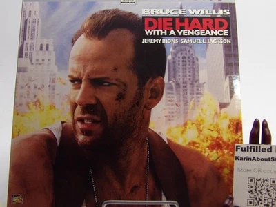 Die Hard With a Vengeance LaserDisc Bruce Willis Samuel L Jackson Action Foto 1 de 4