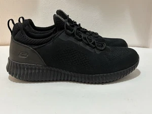 Skechers 77188/BLK Men's Work Cessnock Slip Resistant Work Shoes Size 10 - Picture 1 of 8