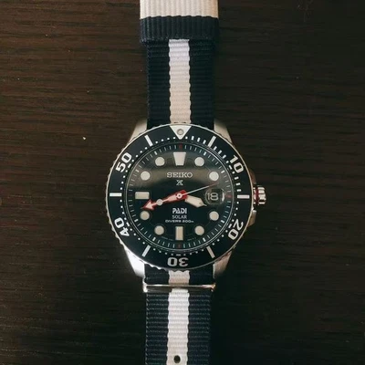 Seiko PADI co-branded solar diving watch men's watch - Image 1 of 4