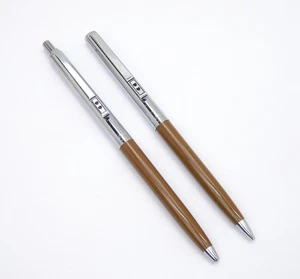 Paper Mate Brown & Steel Ballpoint Pen & Pencel - Vintage - Picture 1 of 13