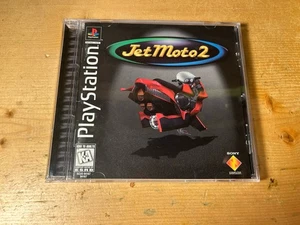 Jet Moto 2 (PlayStation, PS1, 1997) CIB Black Label getestet versandkostenfrei!! - Bild 1 von 6