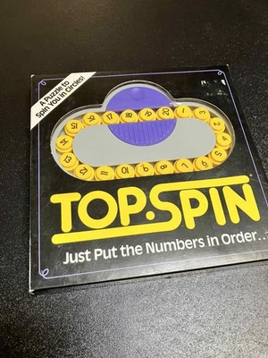 Juego de rompecabezas vintage de artes binarias TOP-SPIN rompecabezas número 1989 Foto 1 de 2