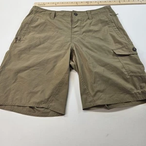 Patagonia Men's Cargo Shorts 32 Mens Brown Zip Pockets Tan - Picture 1 of 7