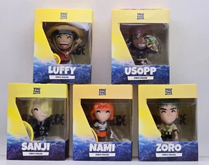 YouTooz Juego de una pieza (lote de 5 figuras de vinilo) Luffy, Nami, Sanji, Usopp y Zoro - Imagen 1 de 13