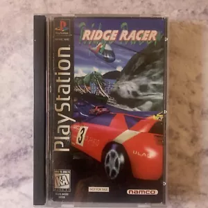 Ridge Racer PlayStation 1 gioco in scatola lungo! Sony PS1 1995 gioco e manuale inclusi! - Foto 1 di 3