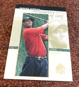 2001 UD SP Authentic Preview TIGER WOODS Ambassadors of Golf Rookie RC #51 MINT - Picture 1 of 2