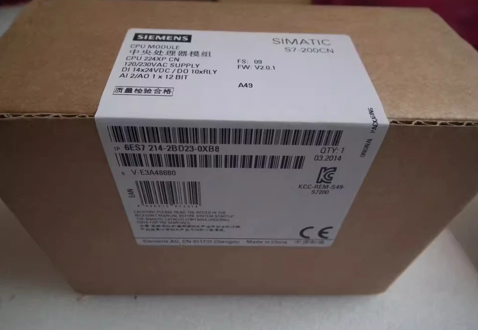 Siemens 6ES7214-2BD23-0XB8 PLC Processor Module