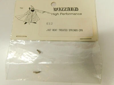 De colección HO Wizzard .007 resortes tratados térmicamente 2 pares NUEVO E12 Foto 1 de 2