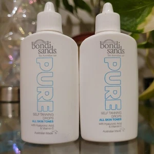 2x Bondi Sands Australian Tan PURE Self Tanning Facial Bronzer Drops Face Tanner - Picture 1 of 8
