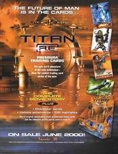 Titan A.E. Dealer Sell Sheet Inkworks 2000 Near Mint