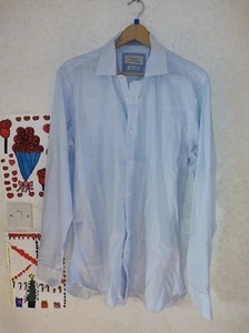 Gianni Feraud of Goldwell Fabrics Men's White Size 15.5 Slim Fit Shirt Rrp £85 - Picture 1 of 5