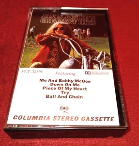 Janis Joplin's Greatest Hits Cassette Columbia PCT-32168 TESTED Nice - Picture 1 of 4