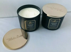 2X Bath & Body Works MAHOGANY TEAKWOOD  INTENSE  3 Wick Candle NEW 14.5 oz - Picture 1 of 2