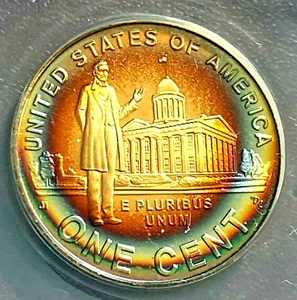 2009-S Lincoln Cent Professional Years ANACS PF69 DCAM World-Class Toning CHRC - Picture 1 of 3