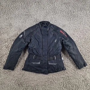 Richa Jacket Womens Medium Rix 2 Black Textile Motorcycle Biker - Picture 1 of 22