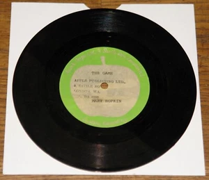 MARY HOPKIN ~ THE GAME ~ AUTHENTIC 1-SIDED UK SAVILE ROW APPLE ACETATE 7" 1969 - Picture 1 of 4