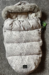 Elodie Details Kinderwagentasche Fußsack "Dots Of Fauna" wasserabweisender Stoff Neu mit Etikett - Bild 1 von 12