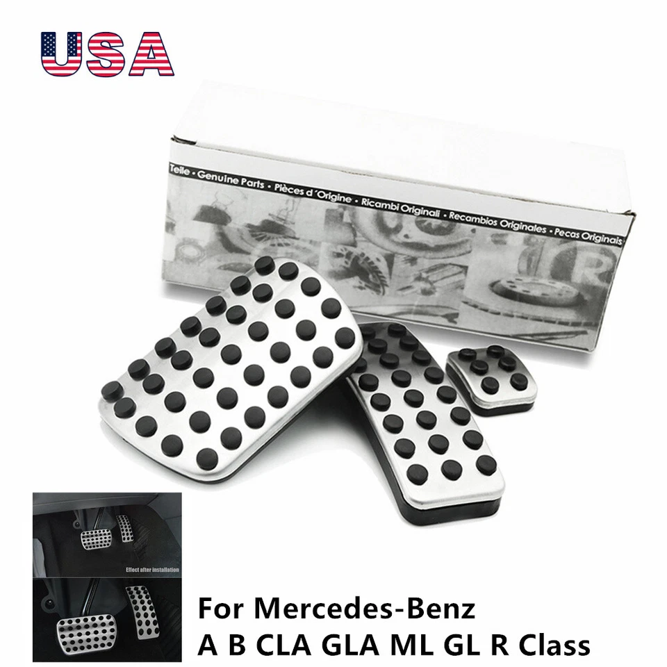 Para Mercedes-Benz X166 Clase GL 2013-2016 Acelerador Reposapiés Pedales Pastilla Foto 1 de 4