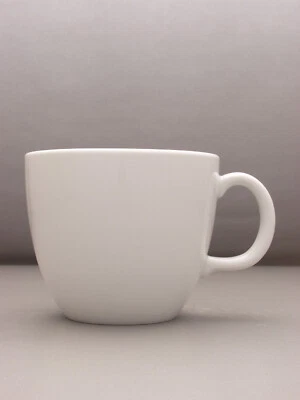 2x Jumbo Tassen – Weiß – 1 Liter Fassungsvermögen – Porzellan – Ø 14 cm, H 11 cm - Bild 1 von 2