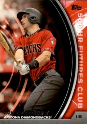 Paul Goldschmidt 2016 Topps Update 500 Homerun Futures Club Card #500-12 - Image 1 of 2