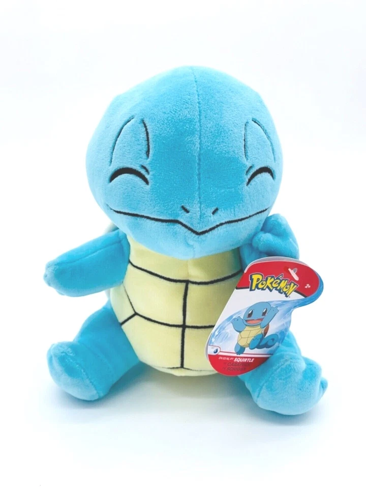 Wicked Cool Toys Nintendo Pokemon Squirtle Soft 8" Plush Toy 2020