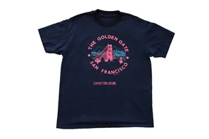 Vtg 90s San Francisco Golden Gate Bridge T Shirt Fever Sz XL? Single Stitch 1990 - Picture 1 of 9