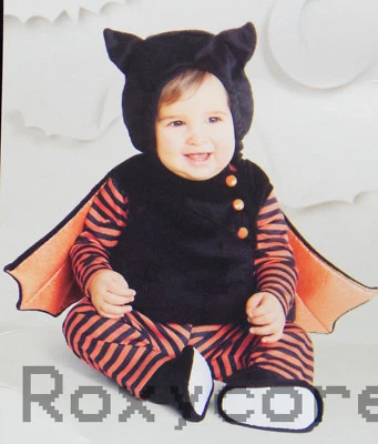 Halloween Infantil Hyde y EEK Infantil Murciélago Negro Disfraz Talla 0-6 Meses  Foto 1 de 2