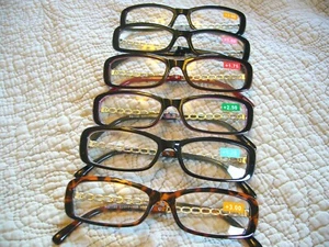 Sexy gafas de lectura para mujer aspecto de eslabones de cadena ajuste más pequeño damas lectoras RS1195 - Imagen 1 de 16