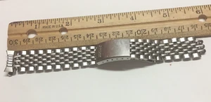 VINTAGE SEIKO UHRENARMBAND BEADS OF RICE 18 MM EDELSTAHL - Bild 1 von 7