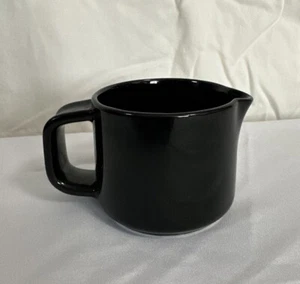 Sasaki Stoneware Creamer ANELLO BLACK Vignelli Designs Made in Japan 1986 - Picture 1 of 20