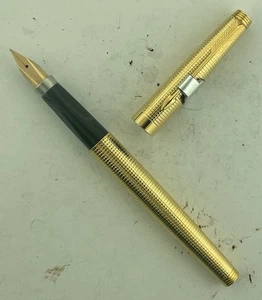 Parker 75 Fountain Pen New Stock ~ 1970s Gold Filled ~ Insignia ~ XFine Nib ~Tag - Picture 1 of 5