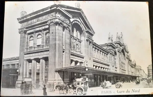 No. 804/42 postcard from Paris -75 Gare du Nord - Picture 1 of 2