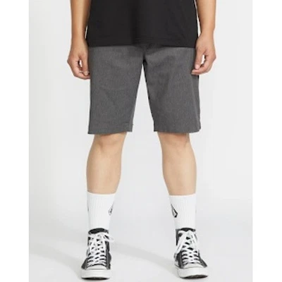 Volcom Men's Frickin Modern Stretch Chino Shorts Charcoal Gray - Size 44 - Image 1 of 4