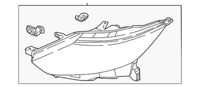 Carcasa de lámpara original Nissan 26075-6MR0A Foto 1 de 2