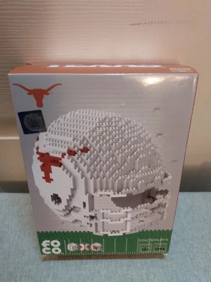 FOCO BRXLZ Texas Longhorns Licensed NCAA Helmet Building Brick Set New & Sealed - Image 1 of 4