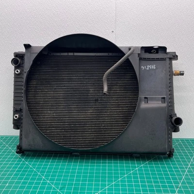 91-94 BMW E31 850i 850Ci M70 MOTOR RADIADOR REFRIGERACIÓN CON CUBIERTA VENTILADOR OEM Foto 1 de 4