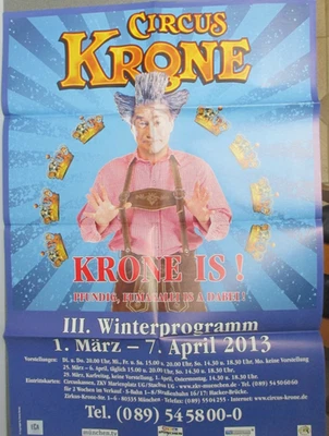 Circus Krone Plakat, 3. Winterprogramm 2013, Fumagalli, - Bild 1 von 3