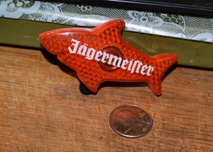 Jagermeister Flashing Light Reflector Shark Shape Clip On Orange New Batteries - Picture 1 of 11