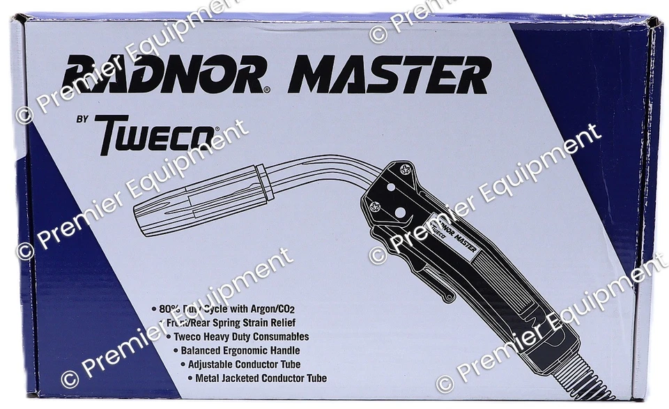 * NEW TWECO RADNOR MASTER RADM250153545 250 AMP AIR COOLED MIG GUN - Image 1 of 3