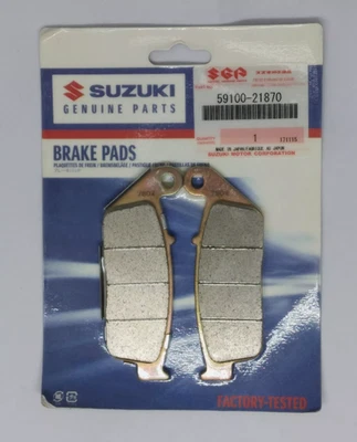 2003 - 2012 铃木 Burgman 650 左前刹车片和垫片套装原始设备制造商 59100-21870 — 第 1/4 张图片