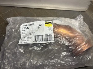 VIEGA 77342 ProPress 2" x 2", 90 Degree Elbow, Copper Press Elbow 2" - Picture 1 of 3