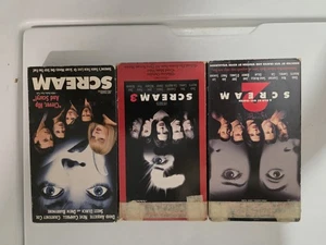 Scream 1,2,3 Vhs Lot - Picture 1 of 3