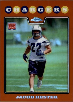 2008 Topps Chrome Copper Refractors #TC227 Jacob Hester /425 - FB - Image 1 of 2