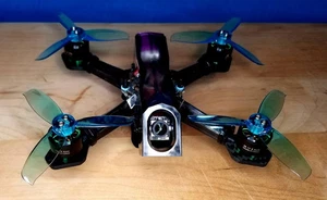 NEW- Custom Built 533 Tiny Trainer 3 inch 4s FPV Race Drone - Picture 1 of 9