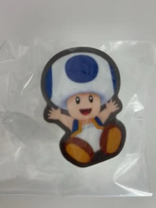 Bandai Super Mario Brothers Wonder Panel Clip Stand Blue Toad Pose Candy Toy - Picture 1 of 9