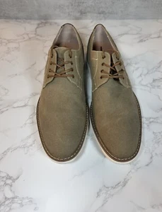 Florsheim Men's Unify Plain Toe Oxford Dress Casual Shoe Beige Canvas W/Leather - Imagen 1 de 6