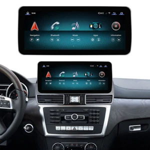 Pantalla de navegación de 12,3"" Carplay Android 13 para Benz ML W166 ML300 ML350 GL X166 GL350 - Imagen 1 de 11