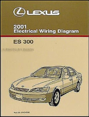 Manuale Di Schema Elettrico Originale Nuovo Per Lexus ES 300 2001 ES300 - Immagine 1 di 2