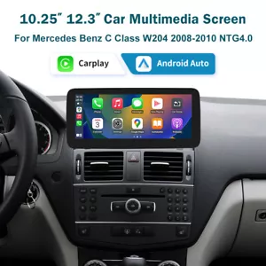 Wireless CarPlay Android touchscreen automatico per Benz Classe C W204 NTG4.0 2008-2010 - Foto 1 di 9
