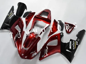 For 1998-1999 YZF R1 Metallic Red Black ABS Injection Mold Bodywork Fairing Kit - Imagen 1 de 8